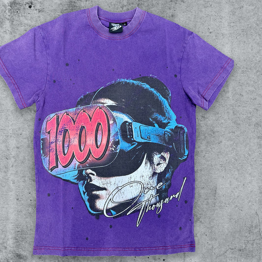 1000 Virtual Reality Tee Purple